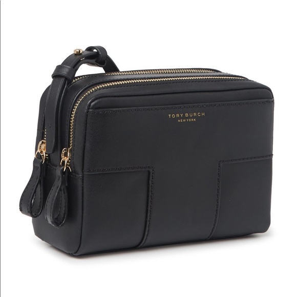 New Tory Burch 🖤 black T. double zipper - Picture 10 of 16